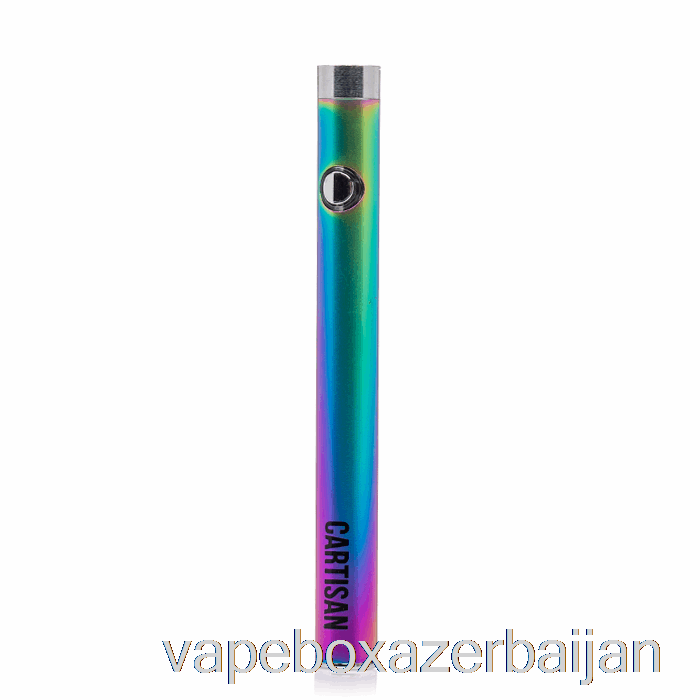 Vape Azerbaijan Cartisan Slim Button 280 510 Battery Rainbow